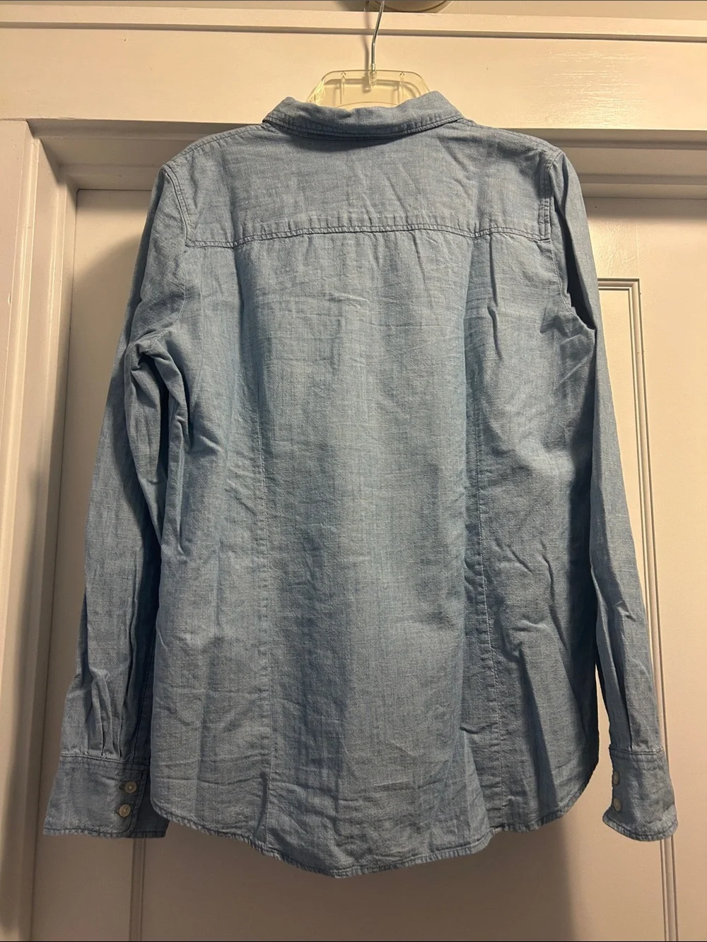J. Crew Light Blue Chambray Button-Down Shirt - Medium, NWOT